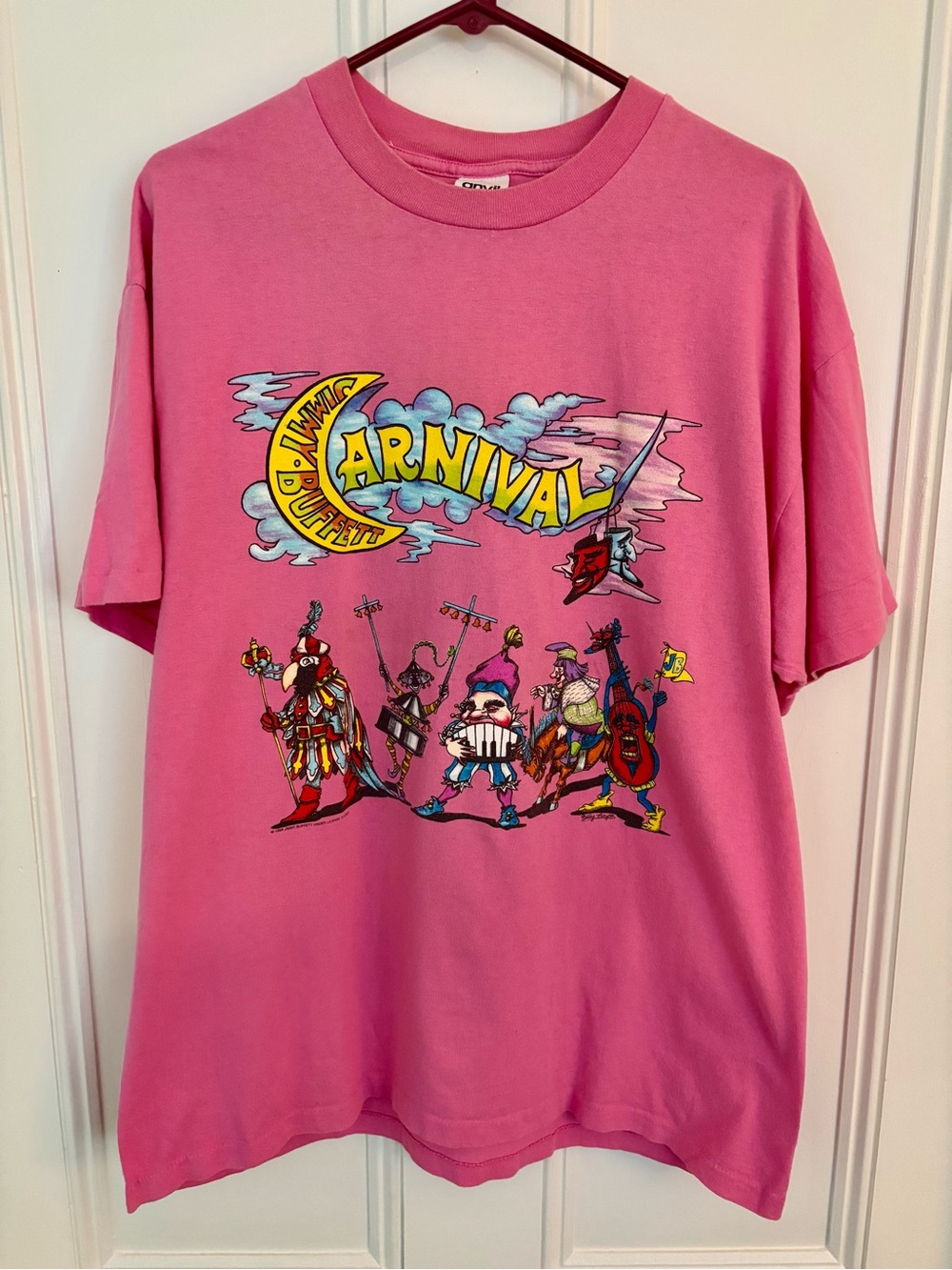 Jimmy Buffet Carnival Tour Single Stitch Tee 1998 Anvil XL